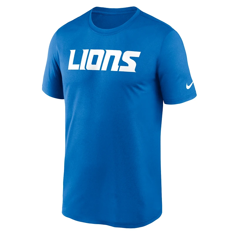 T-shirt Nike bleu Detroit Lions Primetime Legend Performance pour homme