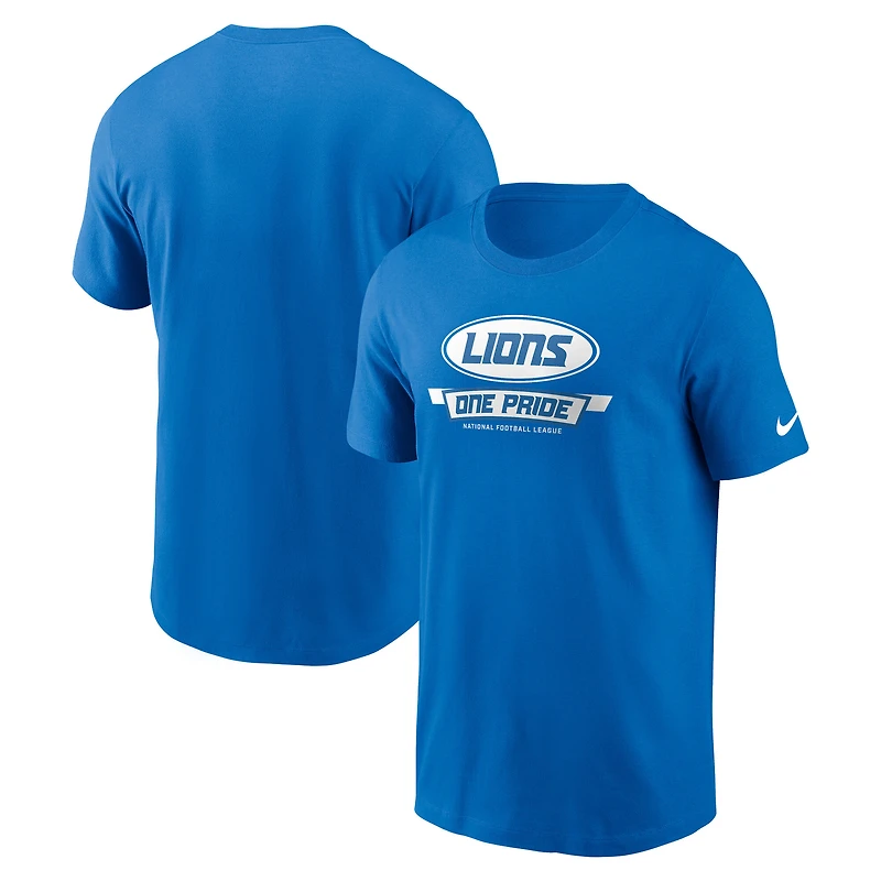 Men's Nike Blue Detroit Lions Primetime Local Essential T-Shirt