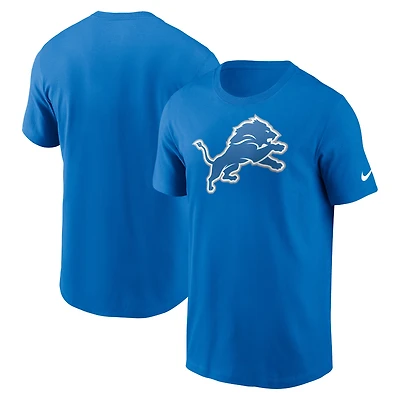 T-shirt essentiel Nike bleu Detroit Lions Primetime Logo pour homme