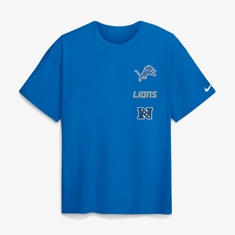 T-shirt Nike Sand Detroit Lions Rewind Max90 pour homme