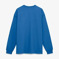 Men's Nike Blue Detroit Lions Red Zone Long Sleeve Max 90 T-Shirt