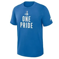 T-shirt Nike bleu Detroit Lions Rewind Slub pour homme
