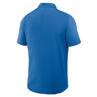 Men's Nike Blue Detroit Lions Rewind Victory Performance Polo