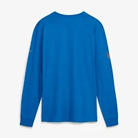 Men's Nike Blue Detroit Lions Sideline Bold Arch Star Dri-FIT Long Sleeve T-Shirt