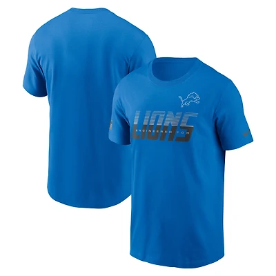 T-shirt Nike Dri-FIT bleu Detroit Lions pour homme
