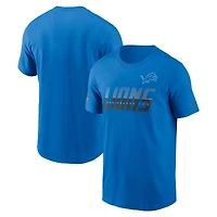 T-shirt Nike Dri-FIT bleu Detroit Lions pour homme