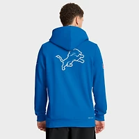 Men's Nike Blue Detroit Lions Sideline Standard Issue Utility Player Dri-FIT Full-Zip Hoodie