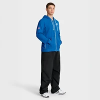 Men's Nike Blue Detroit Lions Sideline Standard Issue Utility Player Dri-FIT Full-Zip Hoodie
