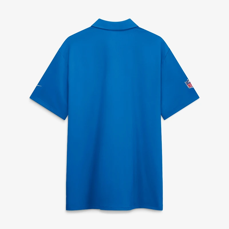 Polo Nike Dri-FIT bleu Detroit Lions pour homme