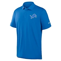 Men's Nike Blue Detroit Lions Sideline Tour Dri-FIT Polo