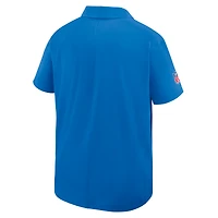 Polo tissé Nike bleu Detroit Lions Sideline Dri-FIT pour homme