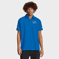 Men's Nike Blue Detroit Lions Sideline Woven Dri-FIT Polo