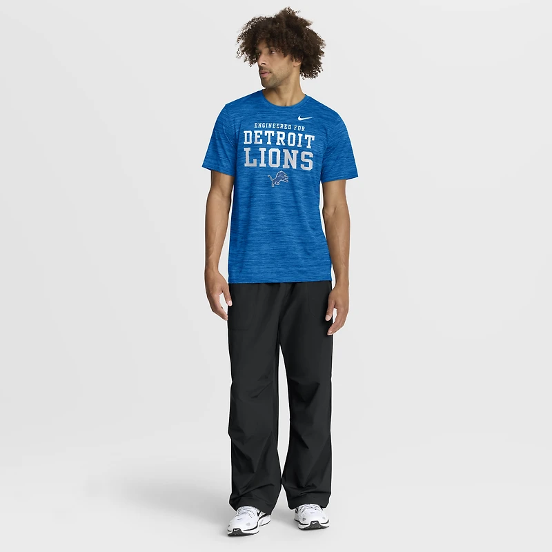 Men's Nike Blue Detroit Lions Velocity Dri-FIT T-Shirt