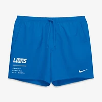Short tissé bleu Nike Detroit Lions pour homme