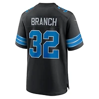 Men's Nike Brian Branch Black Detroit Lions Alternate Game Jersey
