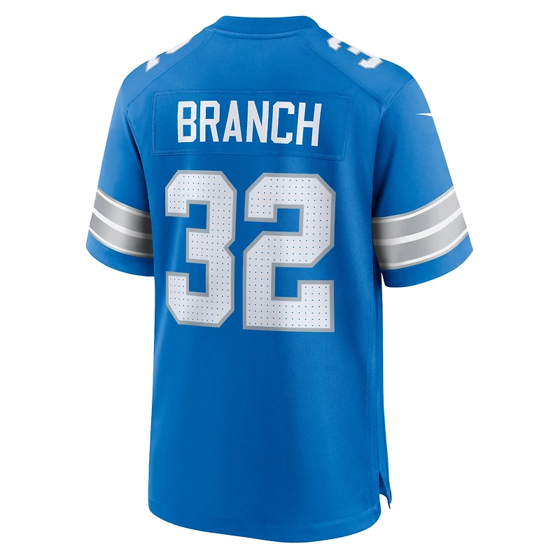 Men's Nike Brian Branch Detroit Lions Game Jersey