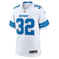 Men's Nike Brian Branch  White Detroit Lions Game Jersey