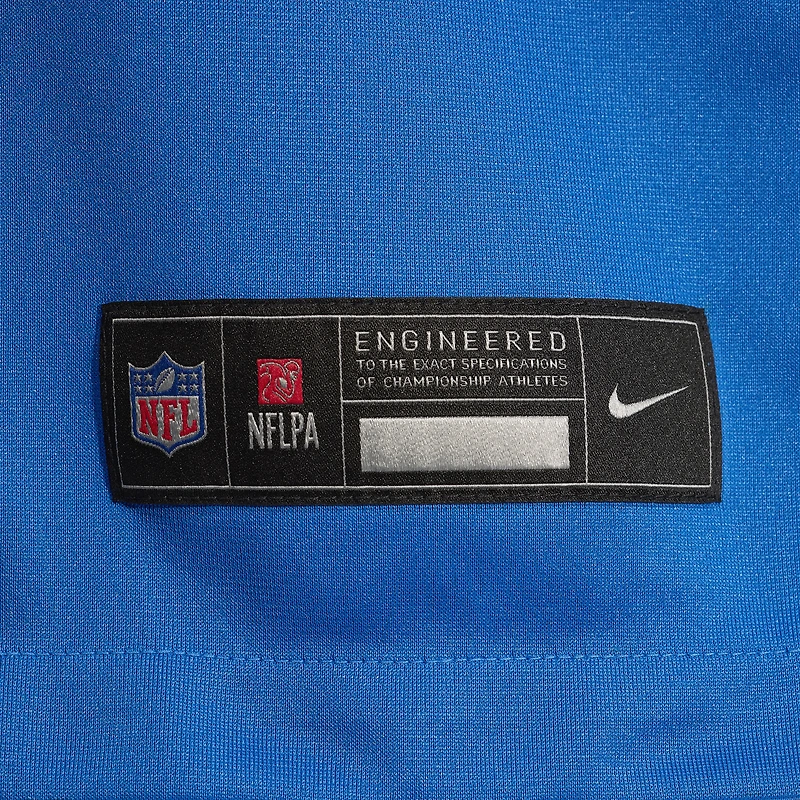 Maillot Nike D.J. Reed bleu pour homme des Lions de Détroit