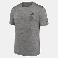 Men's Nike Gray Detroit Lions Big & Tall Sideline Velocity Dri-FIT T-Shirt