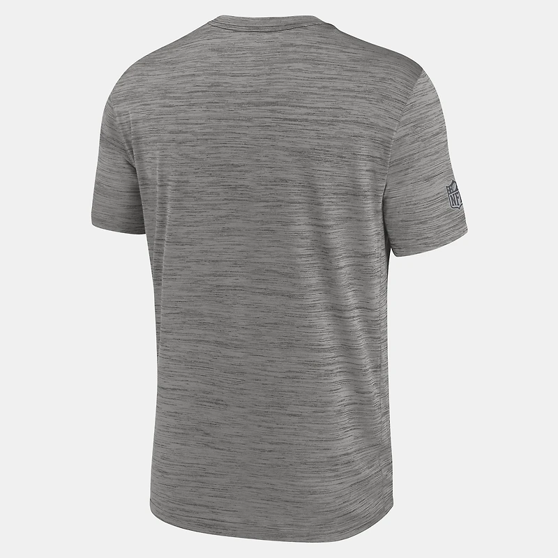 Men's Nike Gray Detroit Lions Big & Tall Sideline Velocity Dri-FIT T-Shirt