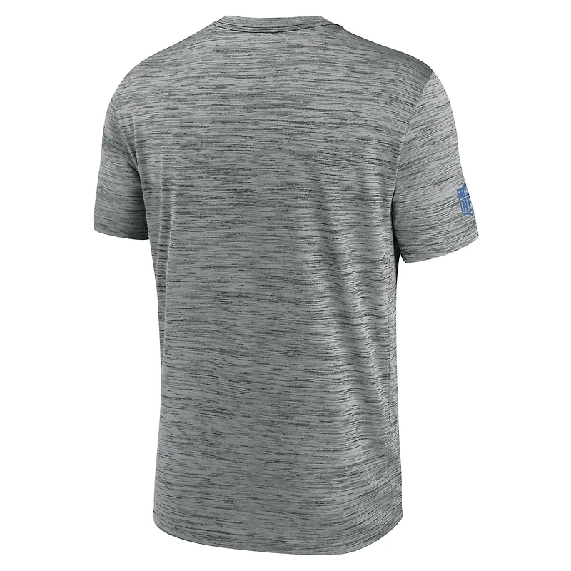 Men's Nike Gray Detroit Lions Big & Tall Sideline Velocity Performance T-Shirt