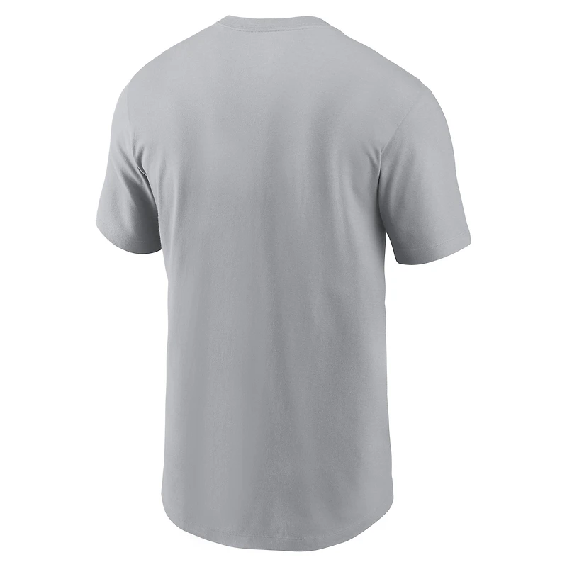 Men's Nike Gray Detroit Lions Primetime Helmet Essential T-Shirt