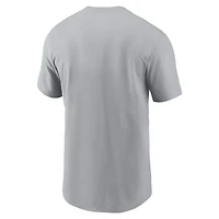 Men's Nike Gray Detroit Lions Primetime Helmet Essential T-Shirt