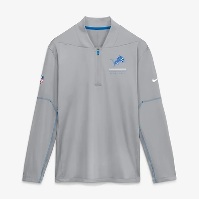 Pull-over Nike Dri-FIT gris Detroit Lions Sideline pour homme