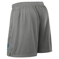 Men's Nike Gray Detroit Lions Sideline Reversible Dri-FIT Shorts