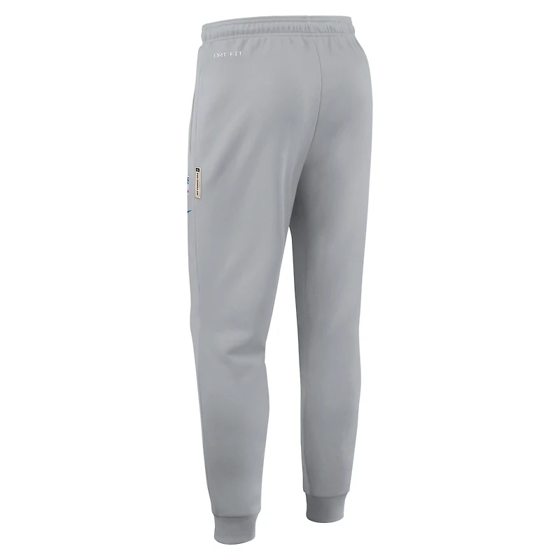 Pantalon fuselé Nike gris Detroit Lions Sideline Standard Issue Ground Game Dri-FIT pour homme