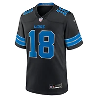 Maillot Nike Isaac TeSlaa pour homme, noir, joueur remplaçant des Lions de Detroit