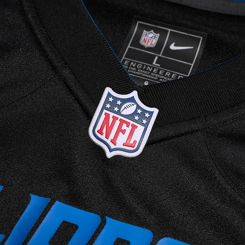Maillot Nike Isaac TeSlaa pour homme, noir, joueur remplaçant des Lions de Detroit