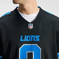 Men's Nike Jahmyr Gibbs Black Detroit Lions 2nd Alternate Game Player Jersey
