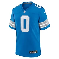 Men's Nike Jahmyr Gibbs Blue Detroit Lions Game Player Jersey
