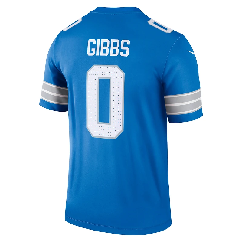 Men's Nike Jahmyr Gibbs Blue Detroit Lions Legend Player Performance Top