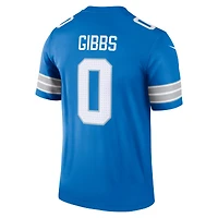 Men's Nike Jahmyr Gibbs Blue Detroit Lions Legend Player Performance Top