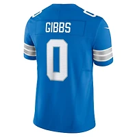 Men's Nike Jahmyr Gibbs Blue Detroit Lions Vapor F.U.S.E. Limited Jersey
