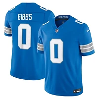 Maillot Nike Jahmyr Gibbs bleu Detroit Lions Vapor F.U.S.E. édition limitée cousue pour homme