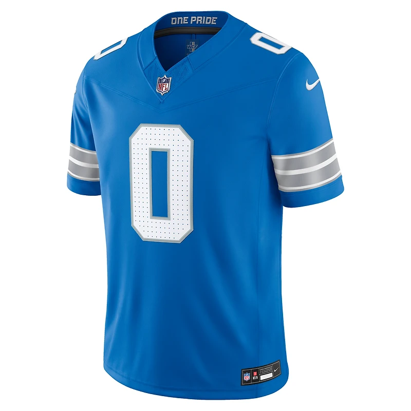 Men's Nike Jahmyr Gibbs Blue Detroit Lions Vapor F.U.S.E. Stitched Limited Jersey