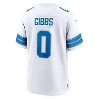Maillot de joueur Nike Jahmyr Gibbs blanc des Lions Détroit pour homme