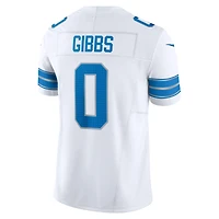 Maillot Nike Jahmyr Gibbs blanc pour homme des Detroit Lions Vapor F.U.S.E. Limited