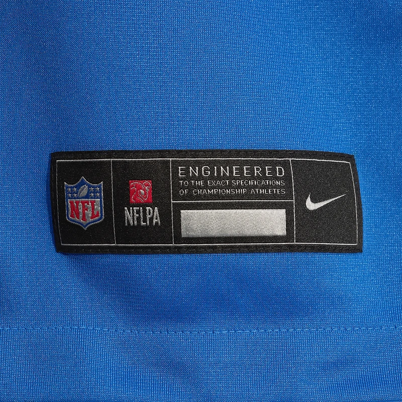 Men's Nike Jamal Adams  Blue Detroit Lions Team Game Jersey