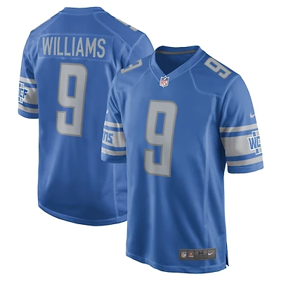 Men's Nike Jameson Williams Blue Detroit Lions Player Game Jersey