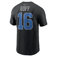 Men's Nike Jared Goff Detroit Lions Name & Number T-Shirt
