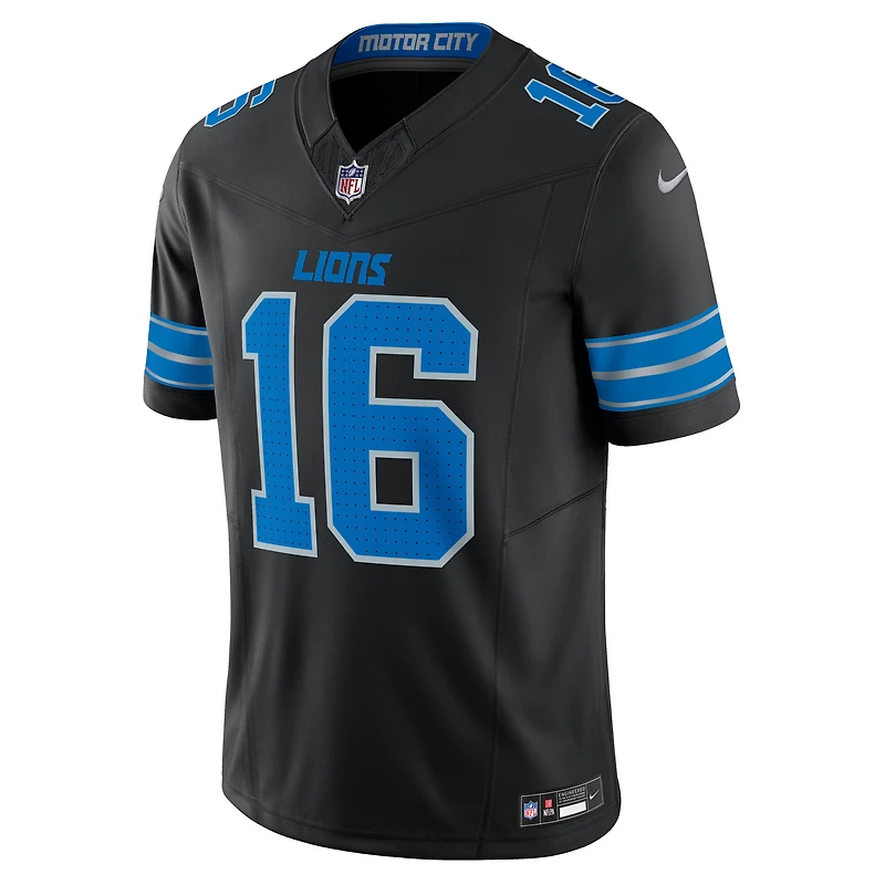 Men's Nike Jared Goff Black Detroit Lions Vapor F.U.S.E. Limited Jersey