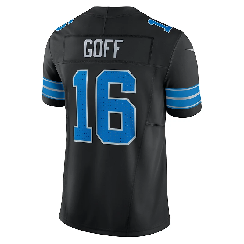 Men's Nike Jared Goff Black Detroit Lions Vapor F.U.S.E. Limited Jersey