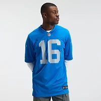 Men's Nike Jared Goff  Blue Detroit Lions Alternate Game Jersey