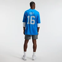 Men's Nike Jared Goff  Blue Detroit Lions Alternate Game Jersey