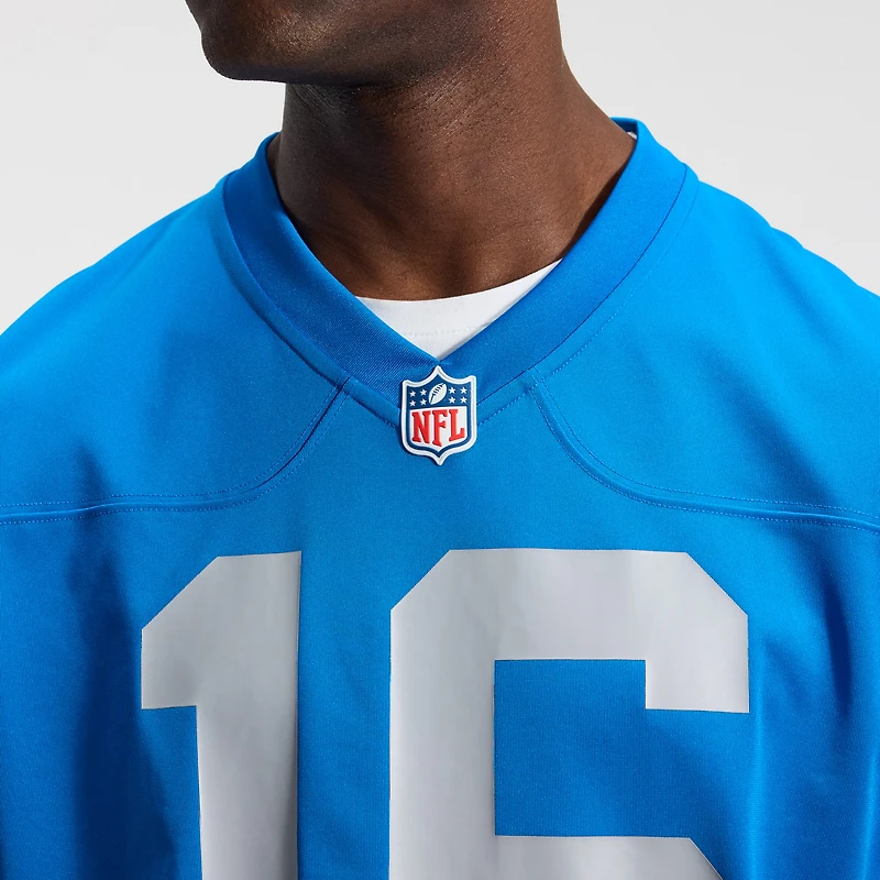 Men's Nike Jared Goff Blue Detroit Lions Alternate Game Jersey