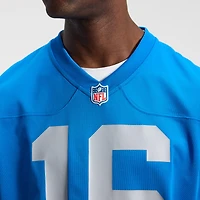Men's Nike Jared Goff  Blue Detroit Lions Alternate Game Jersey